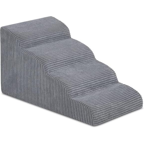 Dog Stairs & Steps for High Beds, 4 Steps High Density Foam Waterproof Dog Ramp - Picture 7 of 7